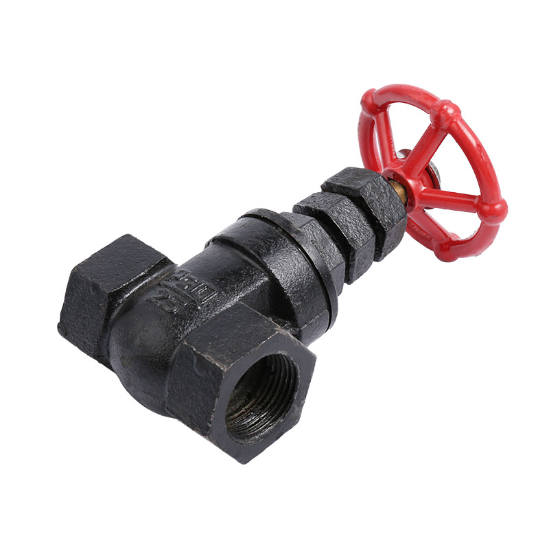 闸阀海胜铜心铜杆铸铁家用丝扣铜芯铁闸dn15闸阀