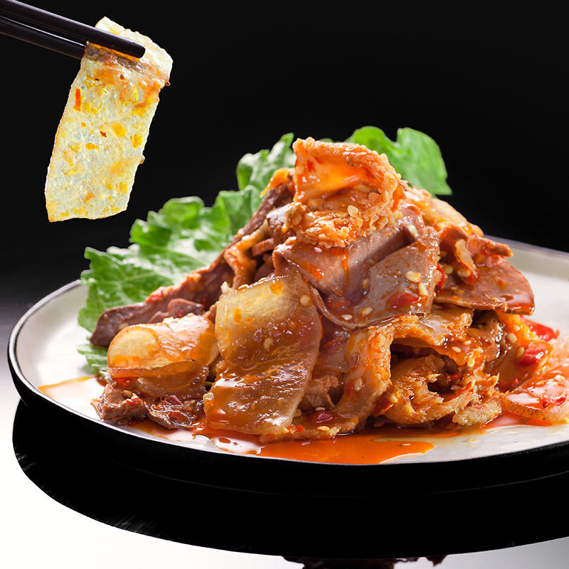 四川特产夫妻肺片麻辣牛肚凉拌拌菜红油牛杂牛肉类