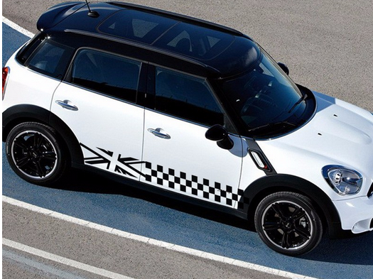 宝马minicooper车贴拉花迷你countrymanf56雨燕mg3米字旗车身贴纸
