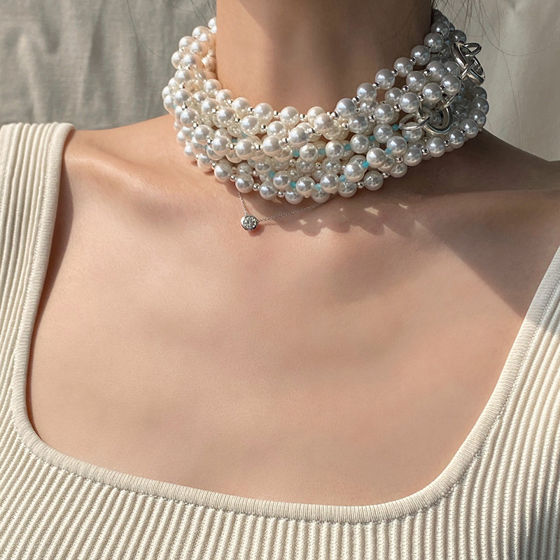 antielegancechocker优雅珍珠项链megajoule项链