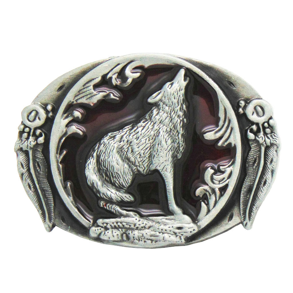 印第安人原住民花纹朝天狼图腾腰带带扣嘻哈牛仔裤韩版潮腰带