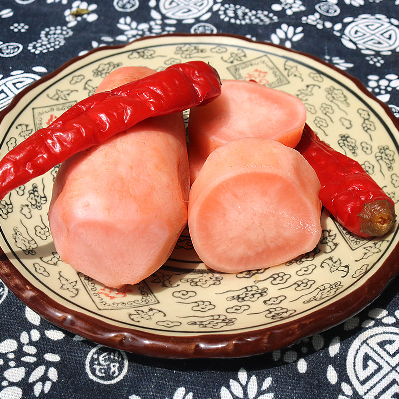 四川泡菜新繁泡酸红500g老坛红皮萝卜下饭饭菜腌制