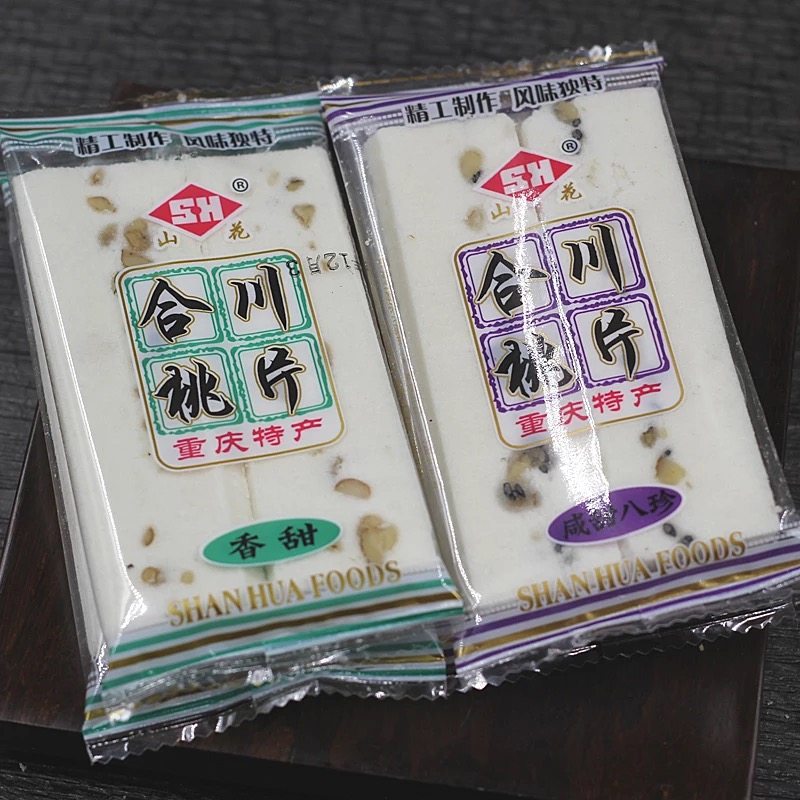 合川桃片2斤正宗重庆特产山花牌片云办公室零食传统中式糕点