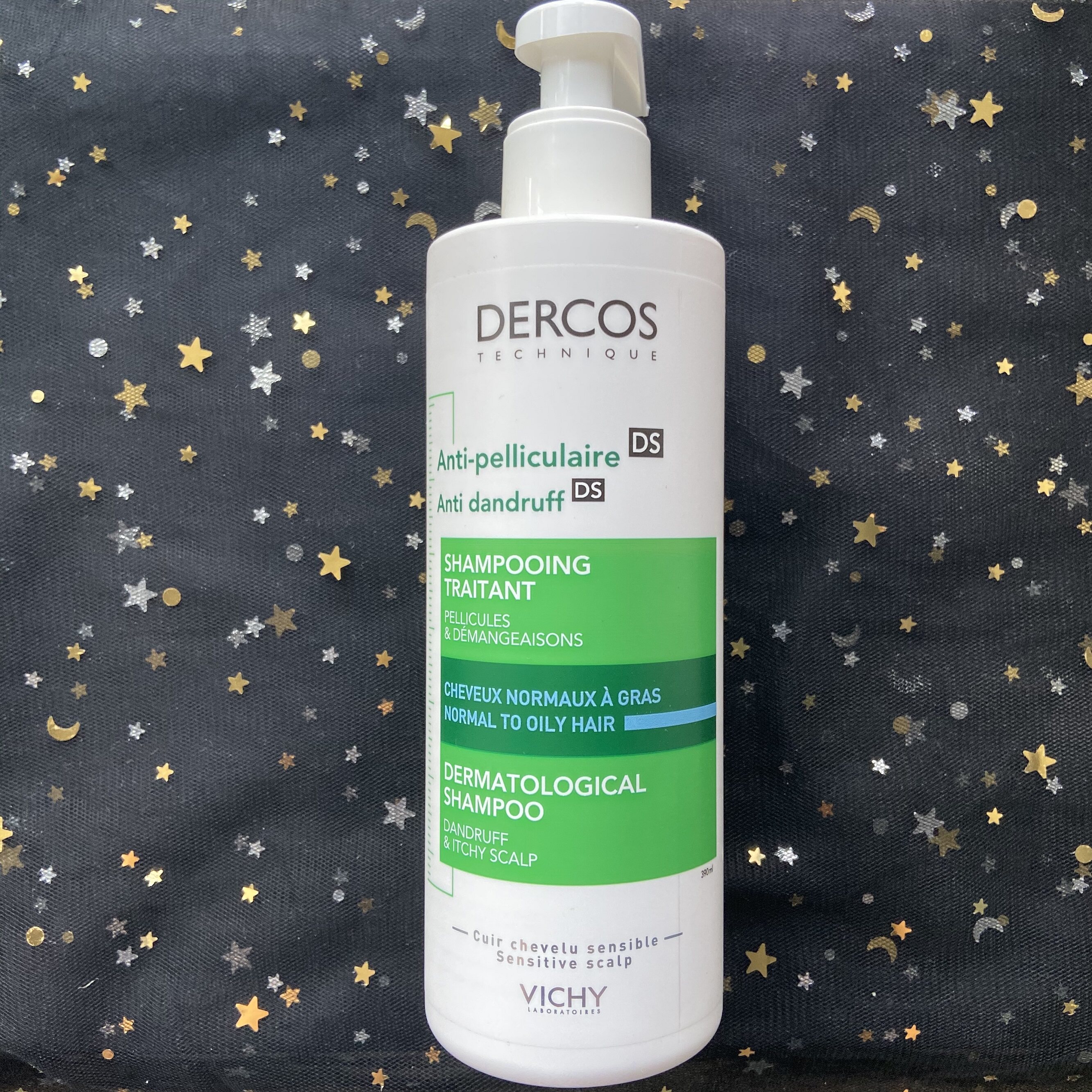 vichy薇姿洗发水390ml绿标油皮ds硅油止痒去屑洗发水