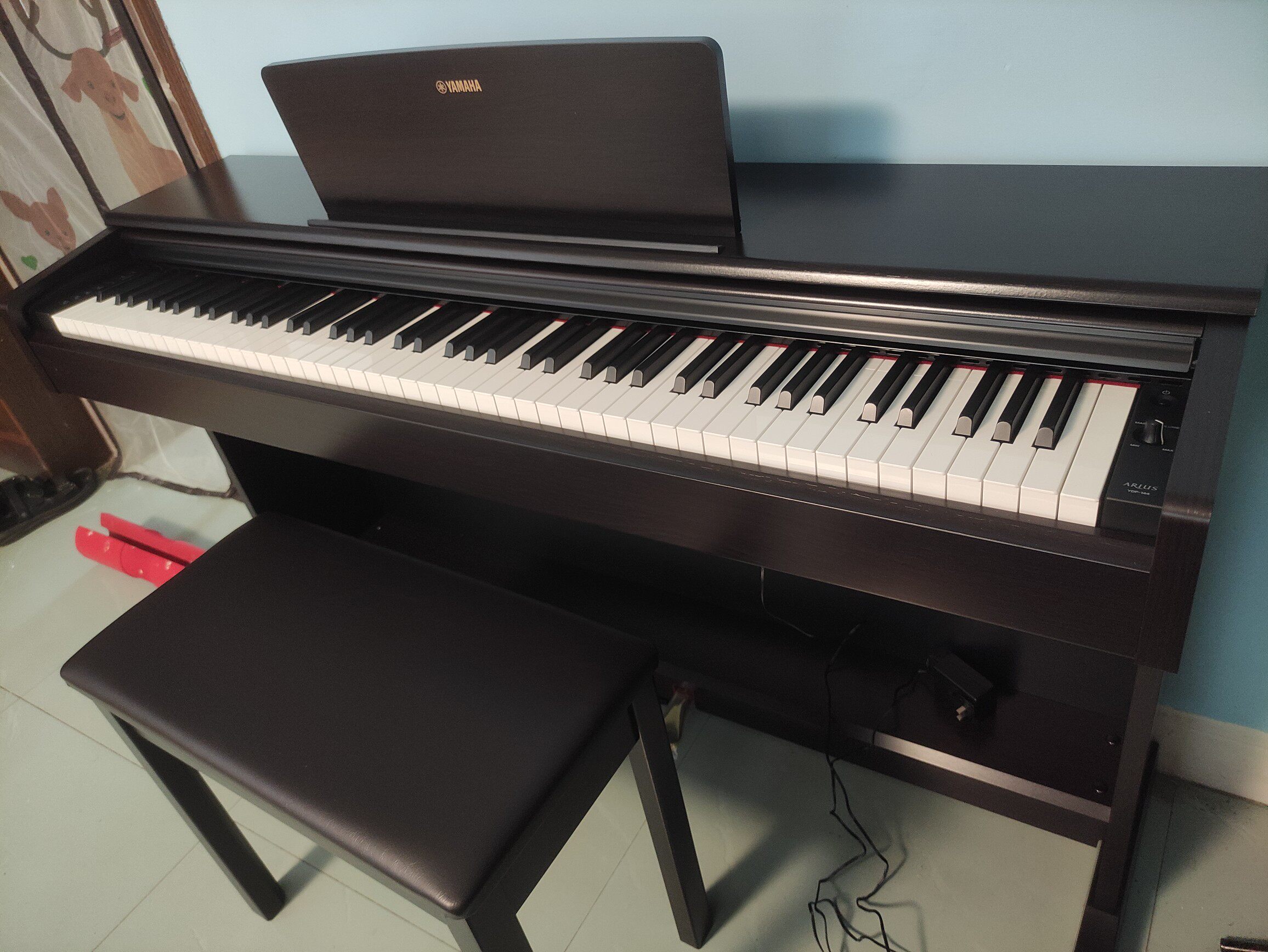 yamaha雅马哈钢琴ydp164ydp144ydp103初学者重锤智能立式数码钢琴