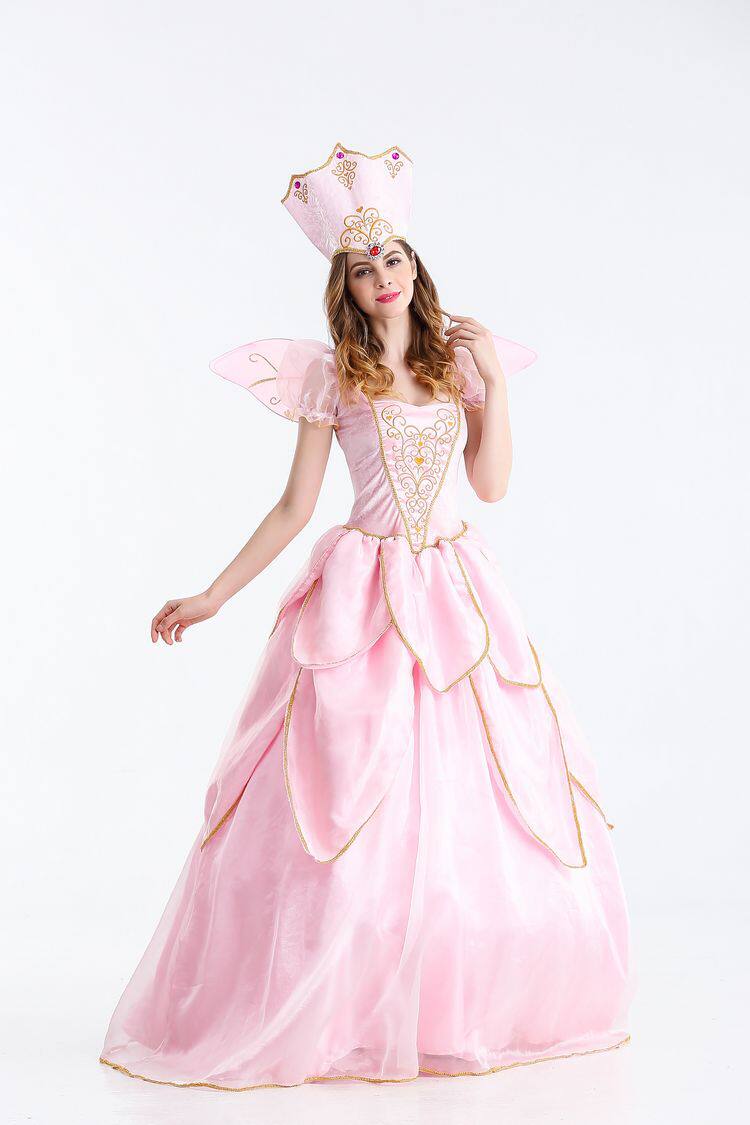 服装万圣节cos花仙子女王派对摄影森林民族服装