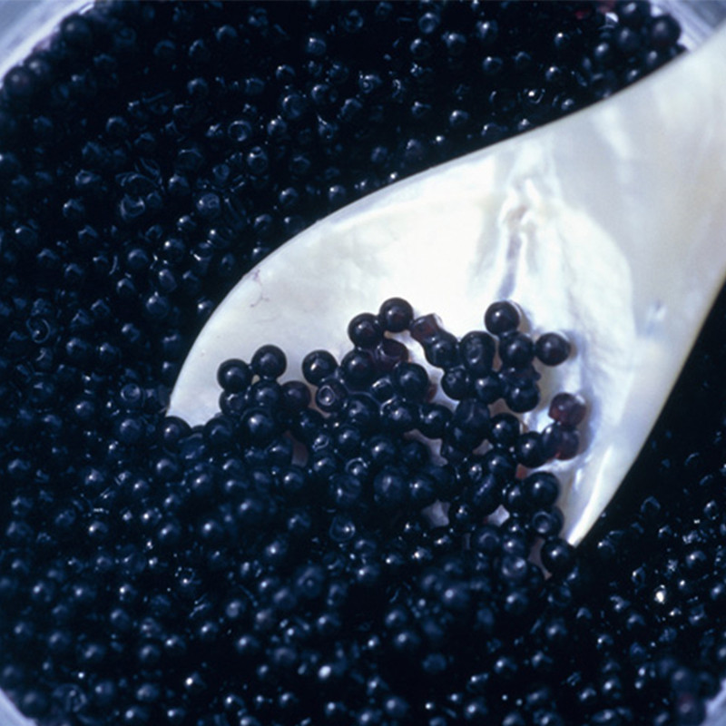 俄罗斯进口深海鱼子酱罐头寿司黑鱼子凝结鲟鱼籽包邮105g寿司酱