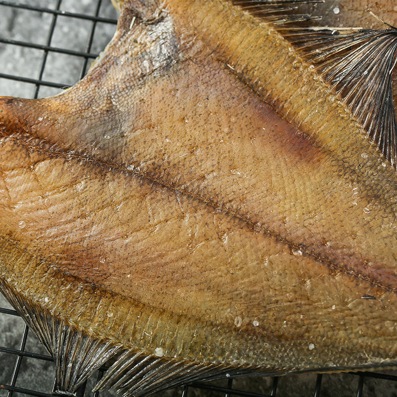 烟台特产新晒偏口鱼500g淡晒咸鱼干低盐目鱼干鱼干