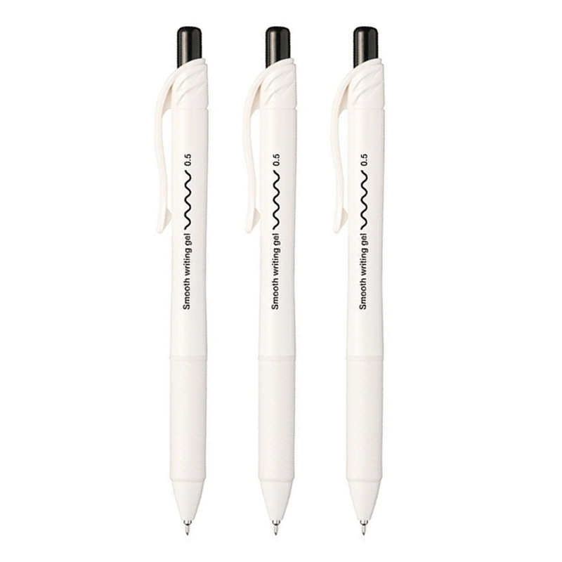 日本pentel派通中性笔ins日系黑色askul限定bln105sk中性笔