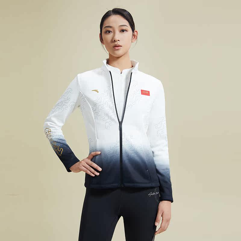 安踏中国冬奥会男外套运动服女2022新款加绒保暖休闲运动上衣夹克