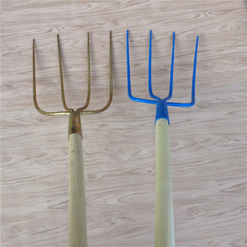 叉子农用铁叉粪叉草叉垃圾钢叉翻地挖地农具叉