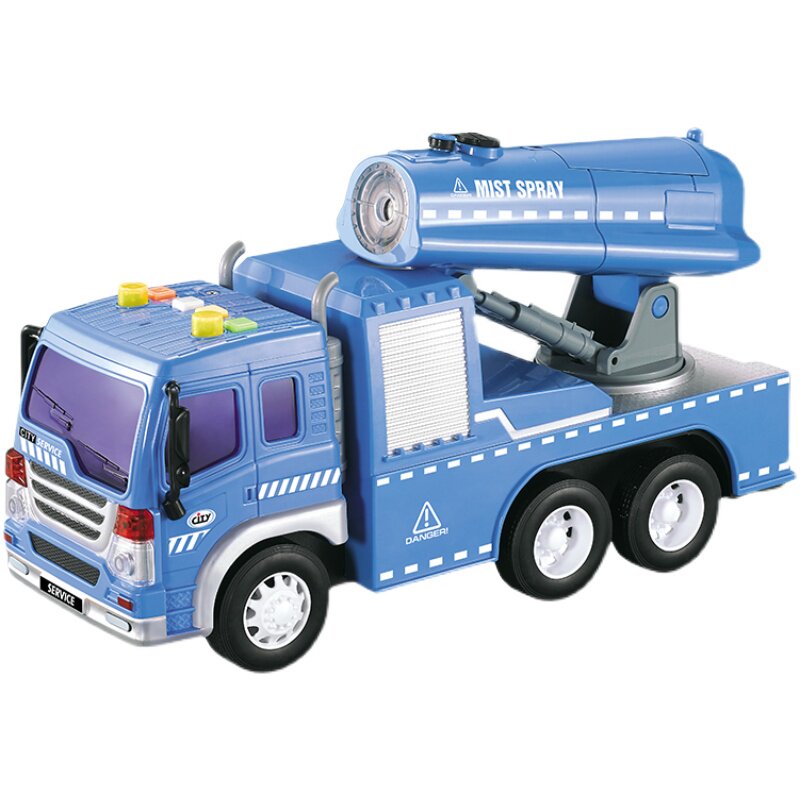 儿童仿真加湿喷雾车超大号洒水车玩具可喷水雾惯性