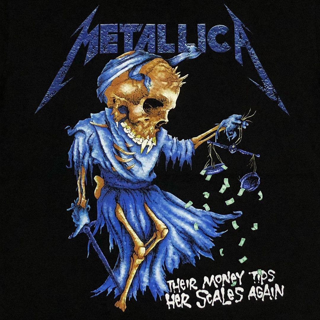metallica乐队重金属摇滚oshiphop嘻哈哈潮流落男女t恤