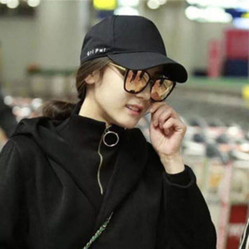 热巴明星同款帽子春夏棒球帽韩版黑色遮阳帽秋冬帽子