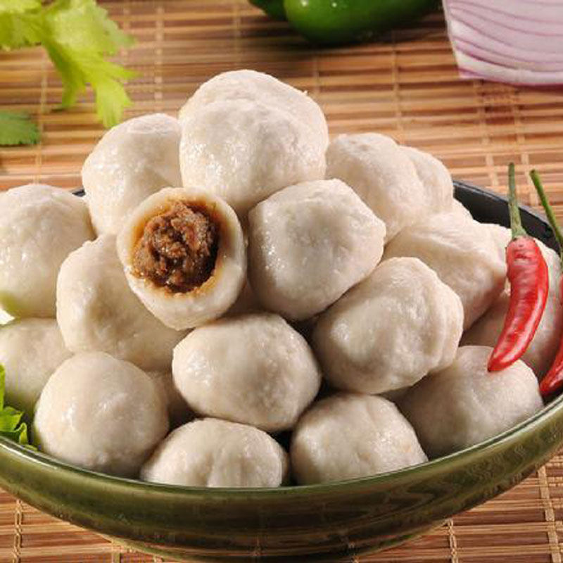 正宗福建福州手工鱼丸特产小吃包心贡丸海鲜火锅食材馥华丸子