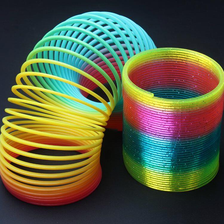 玩具弹力拉环魔力魔力彩彩虹儿童成人魔术超大叠叠圈