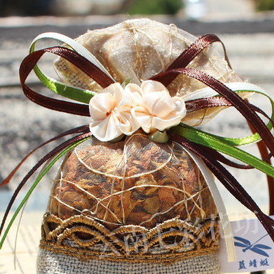 纯天然茉莉花香包香袋香袋香囊汽车抽屉卧室衣柜摆放挂件除臭香包