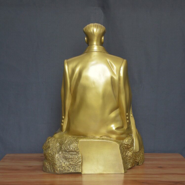 毛主像主像铜像摆件办公室纯铜工艺纪念品大厅雕塑摆件