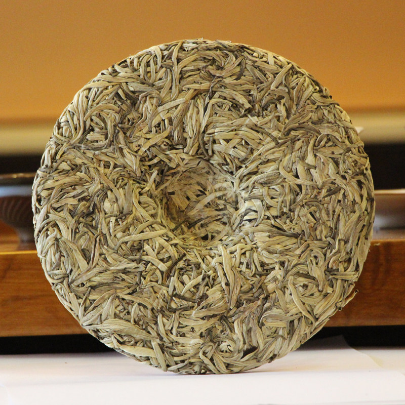 普洱茶生茶2021年景大白白毫银针饼茶357克7片普洱