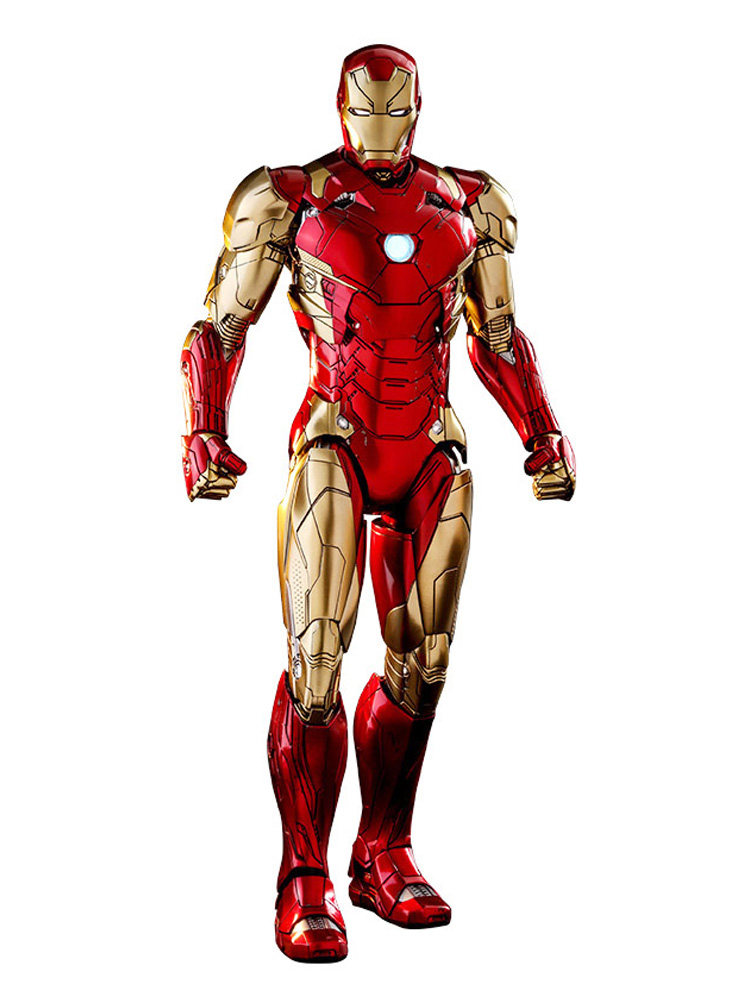 超模动漫hottoys金属合金16mk46概念版钢铁侠10周年纪念版手办