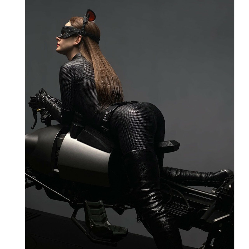 超模动漫queenstudios安妮海瑟薇蝙蝠侠猫女雕像会场手办