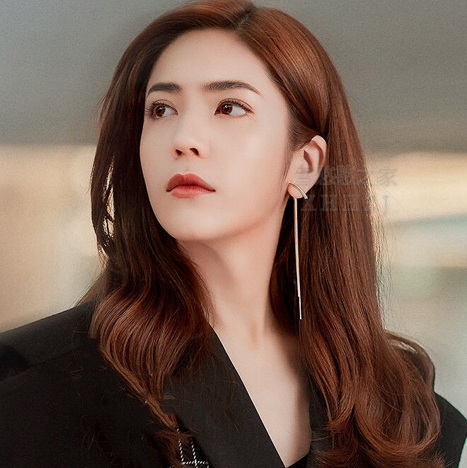 爱的耳环耳饰耳钉耳坠长款银针理想若妍夏若妍耳钉