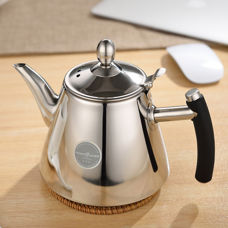 不锈钢壶加厚开水壶茶具茶台电磁炉专用烧水茶壶小茶壶平底壶包邮