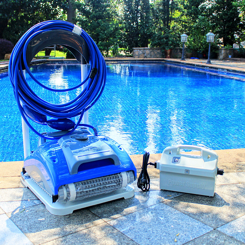 游泳池全自动吸污机水龟海豚m200正品品包泳池清洁泳池设备