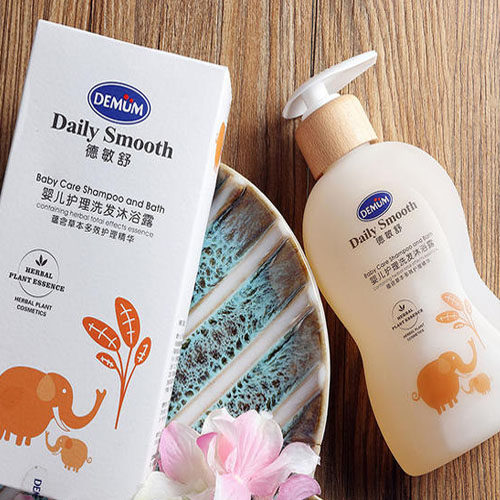 德敏舒婴儿护理洗发沐浴露二合一新生儿宝宝专用洗发水沐浴乳