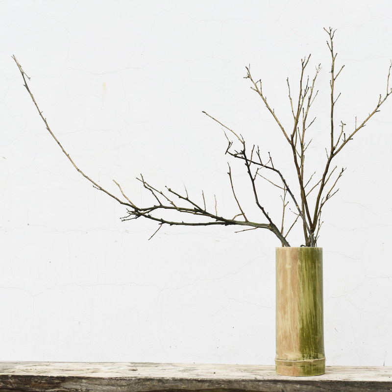 自然树枝干花中式台面文艺插花禅意摆件创意干花