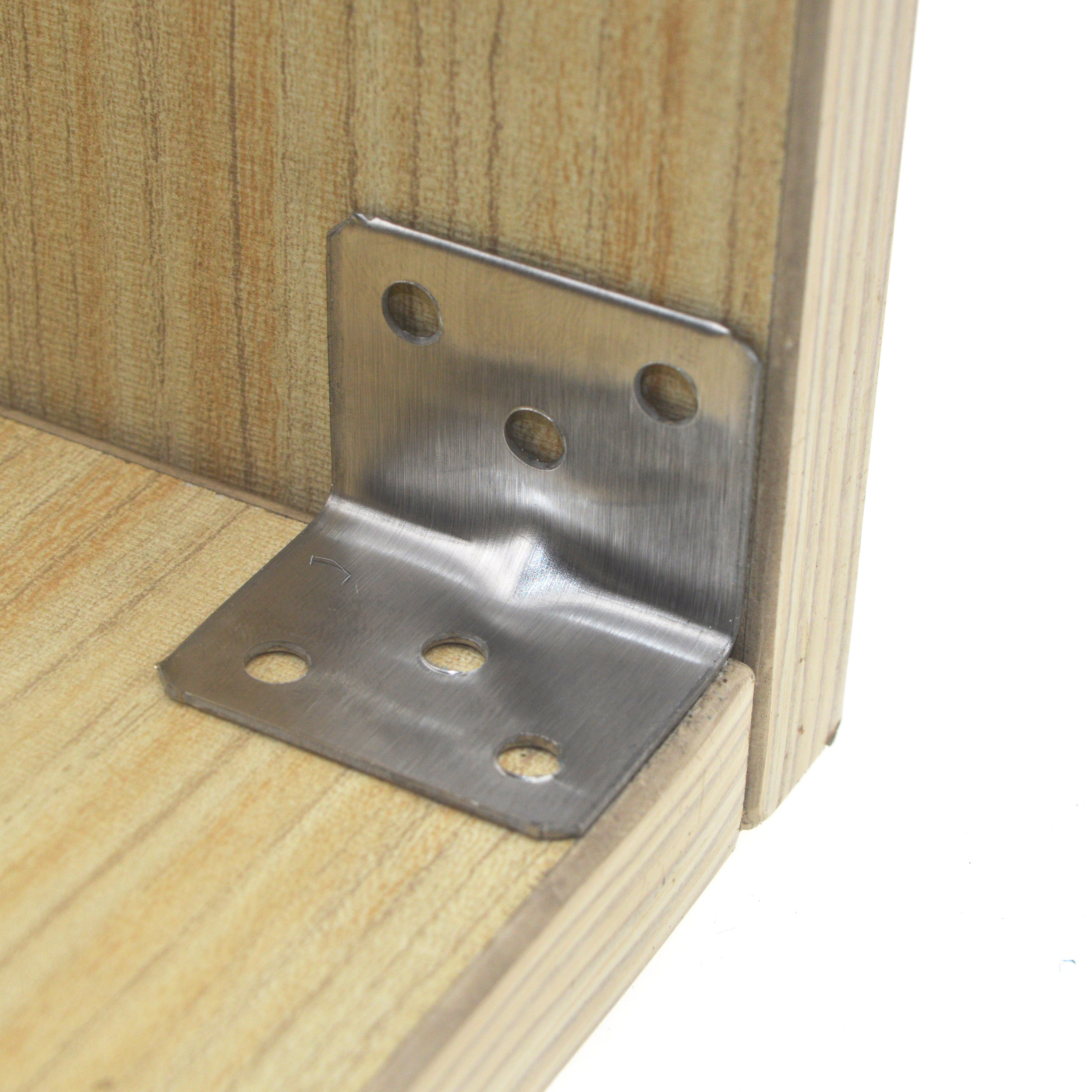 加厚角码加固90度直角固定块连接件铁片条万能l型三角铁架支架