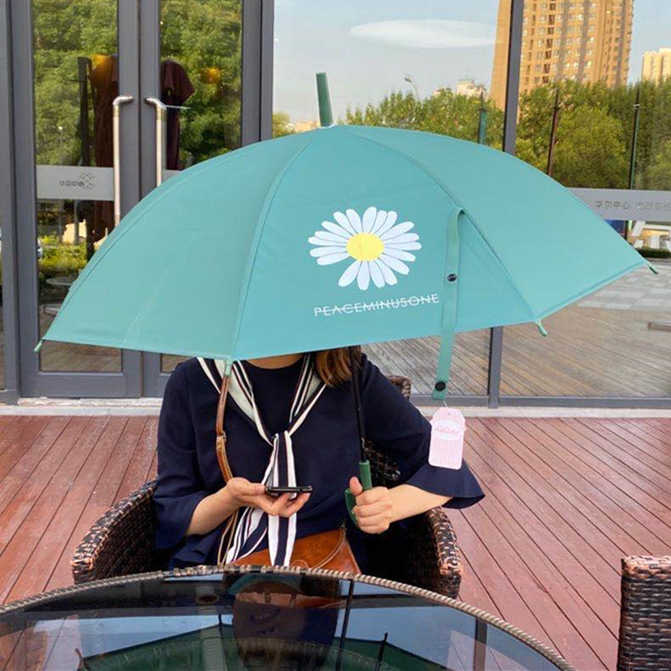 小雏菊长柄雨伞男女森系日韩版ins可爱文艺潮流伞