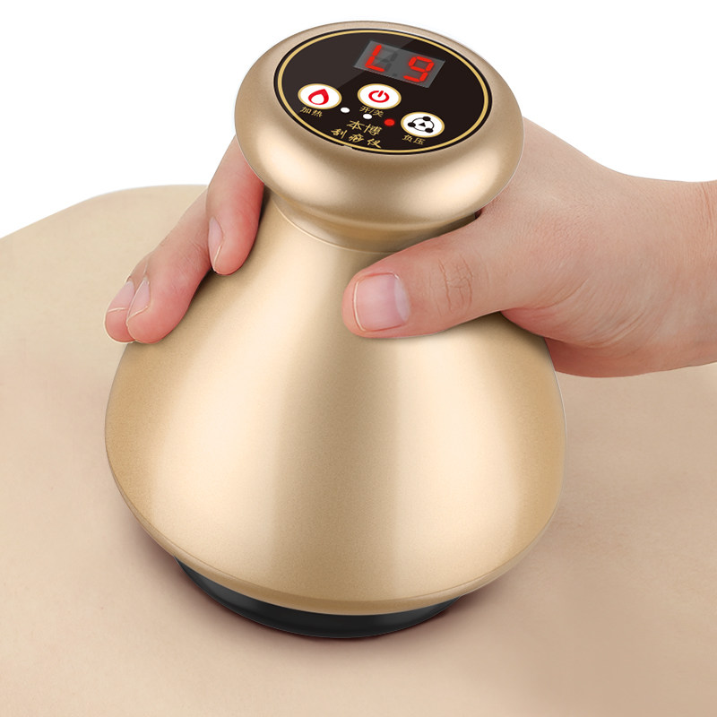 电动刮痧仪器家用按摩全身通用经络刷颈部多功能操盘手滚珠吸痧机