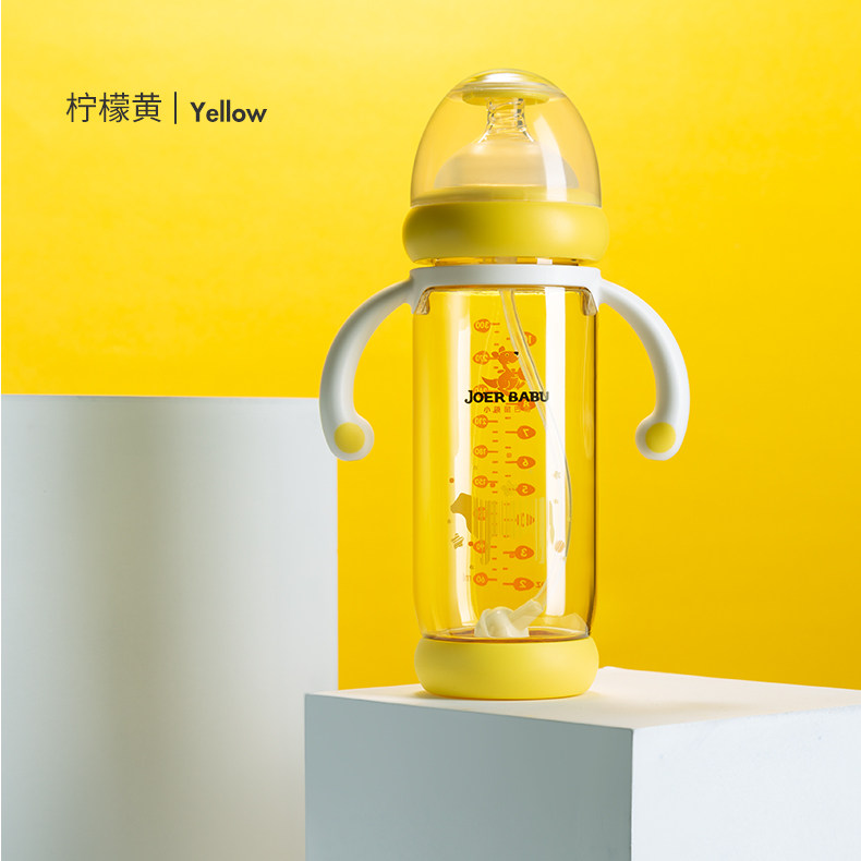奶瓶小袋鼠巴布布防ppsu宝宝新生婴儿宽口口径奶瓶
