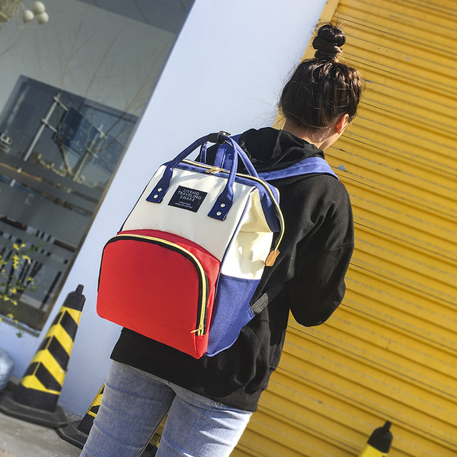 Mommy bag backpack big capacity maternal and child bag baby out to wait for pregnant women fashion new multi-function handbag Mommy bag backpack big capacity maternal and child bag baby out to wait for pregnant women fashion new multi-function handbag