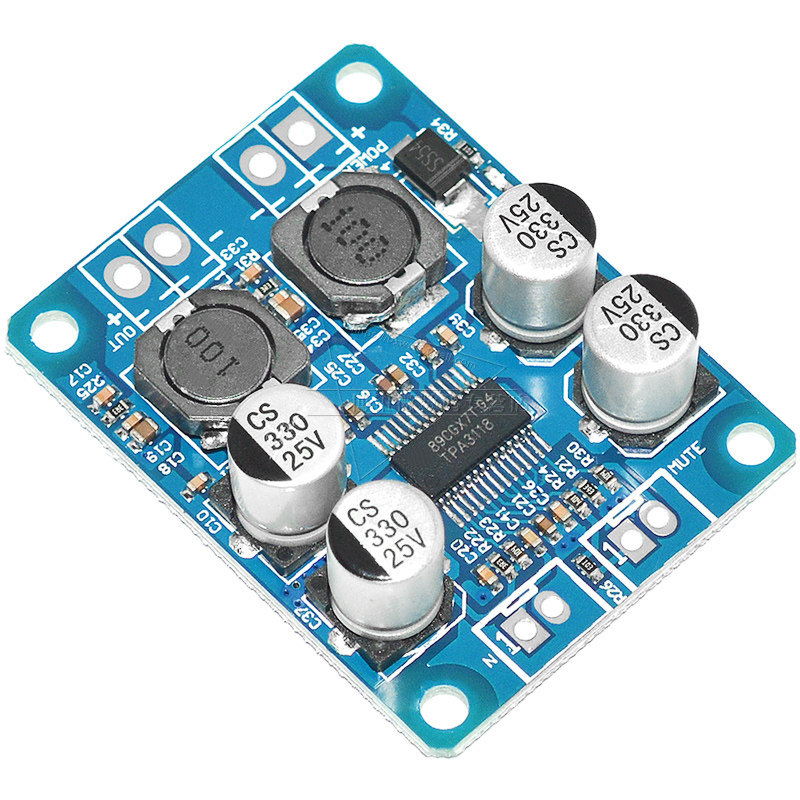 功放tpa31181x60w配件主板音箱音响模块声道数字开发板
