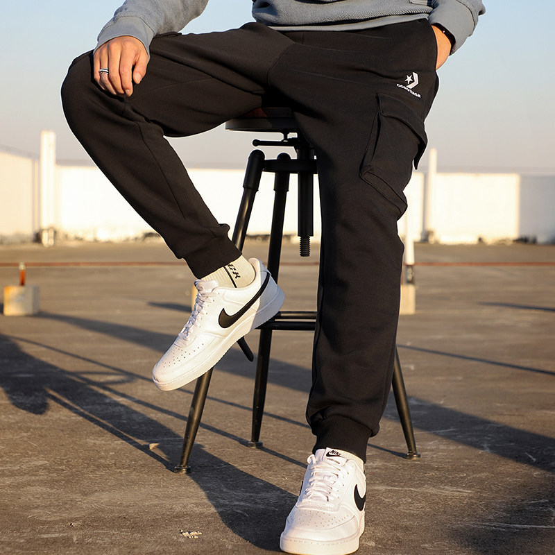 converse匡威裤子2020秋冬新款休闲裤加绒运动长裤