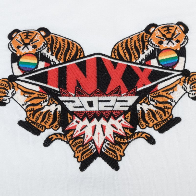 inxxstandbyseebin艺术家联名新年限定潮牌刺绣卫衣