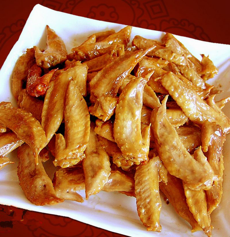 鸡翅一手熟食哈尔滨熏卤酱鸡膀尖东北特产美食鸡肉零食
