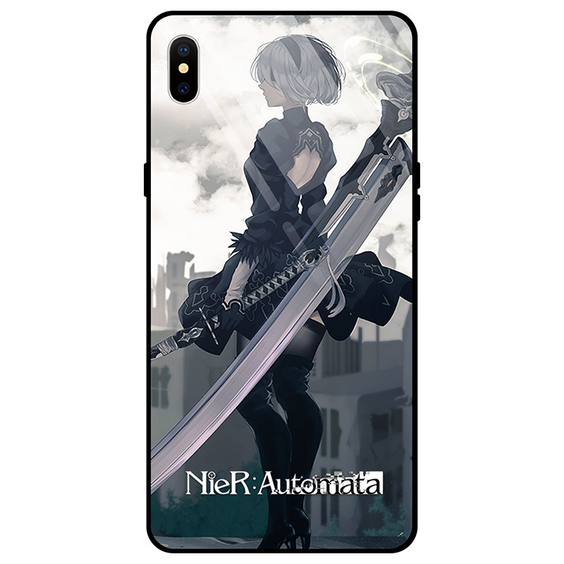 尼尔机械纪元2b小姐姐姐游戏周边玻璃手机游戏实物周边