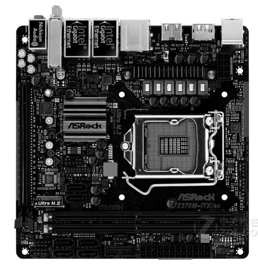 华擎z370mitxac主板1151针mini支持i38300i58600i78700kcpu包邮主板