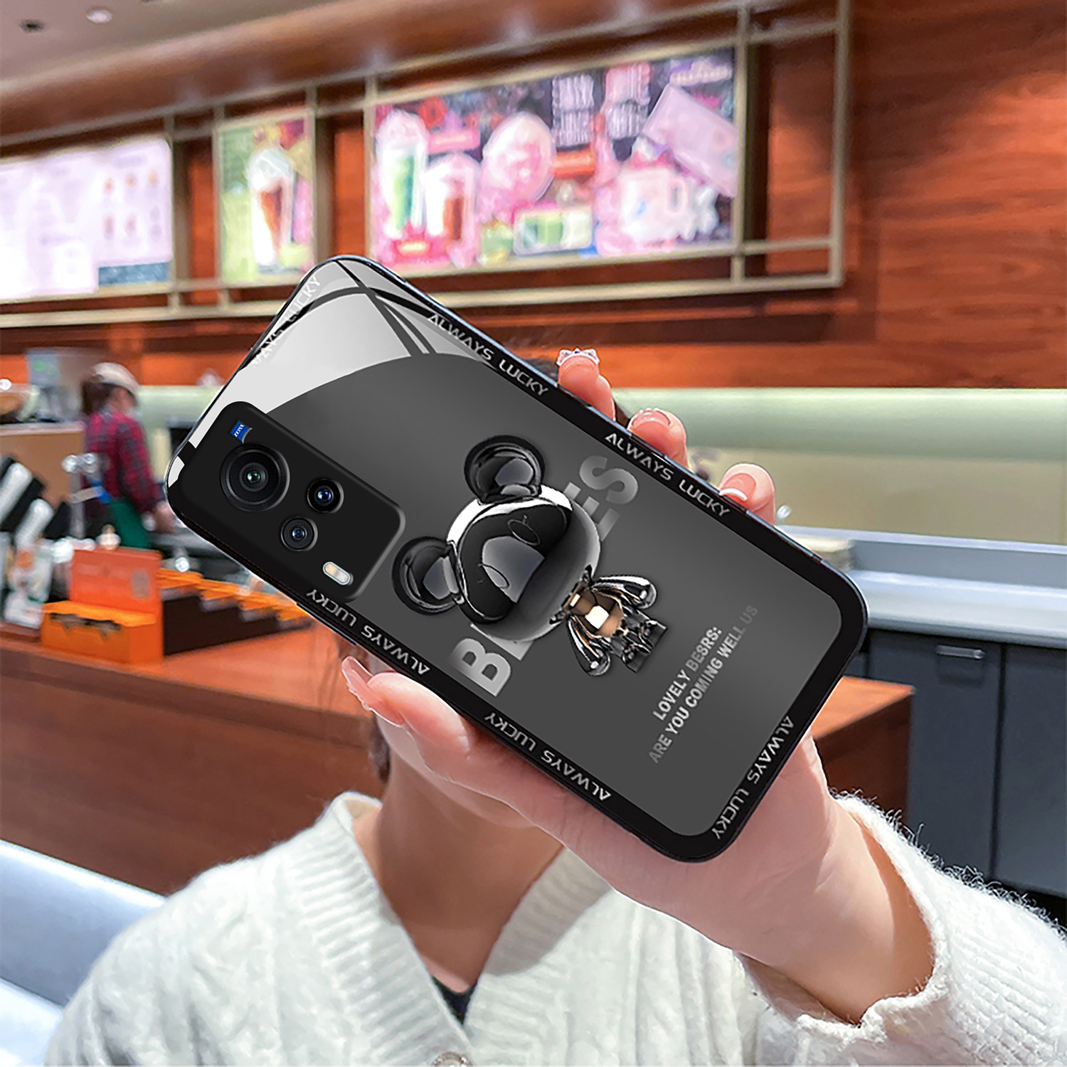 vivox60pro可爱镜头全包薄软套超硅胶保护5g简约手机保护套