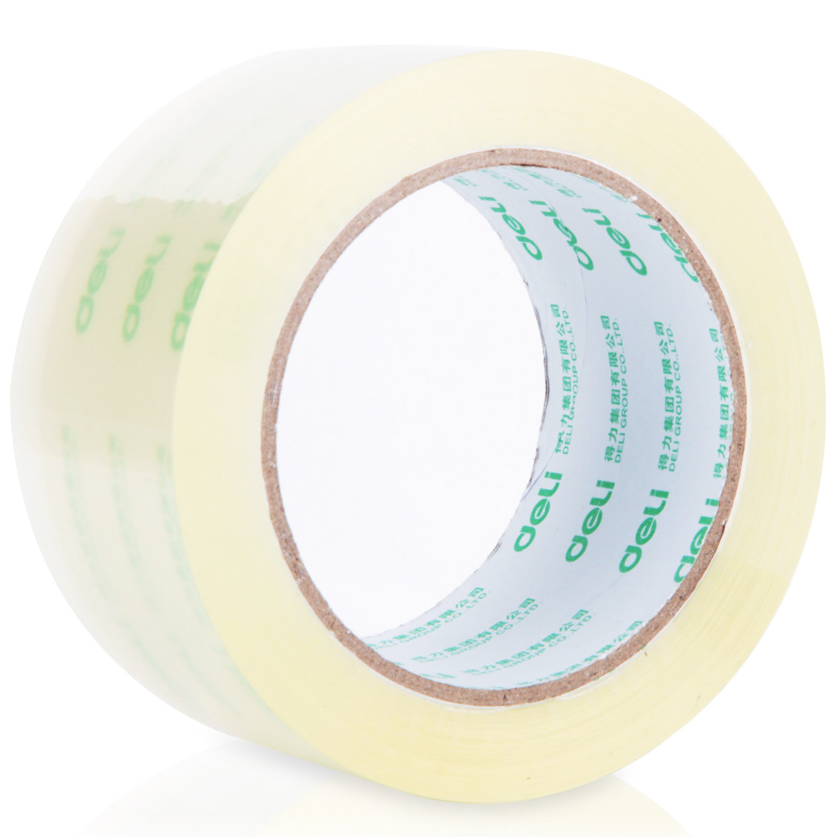 胶带得力文具30289封箱一卷价格打包55mm80y胶带