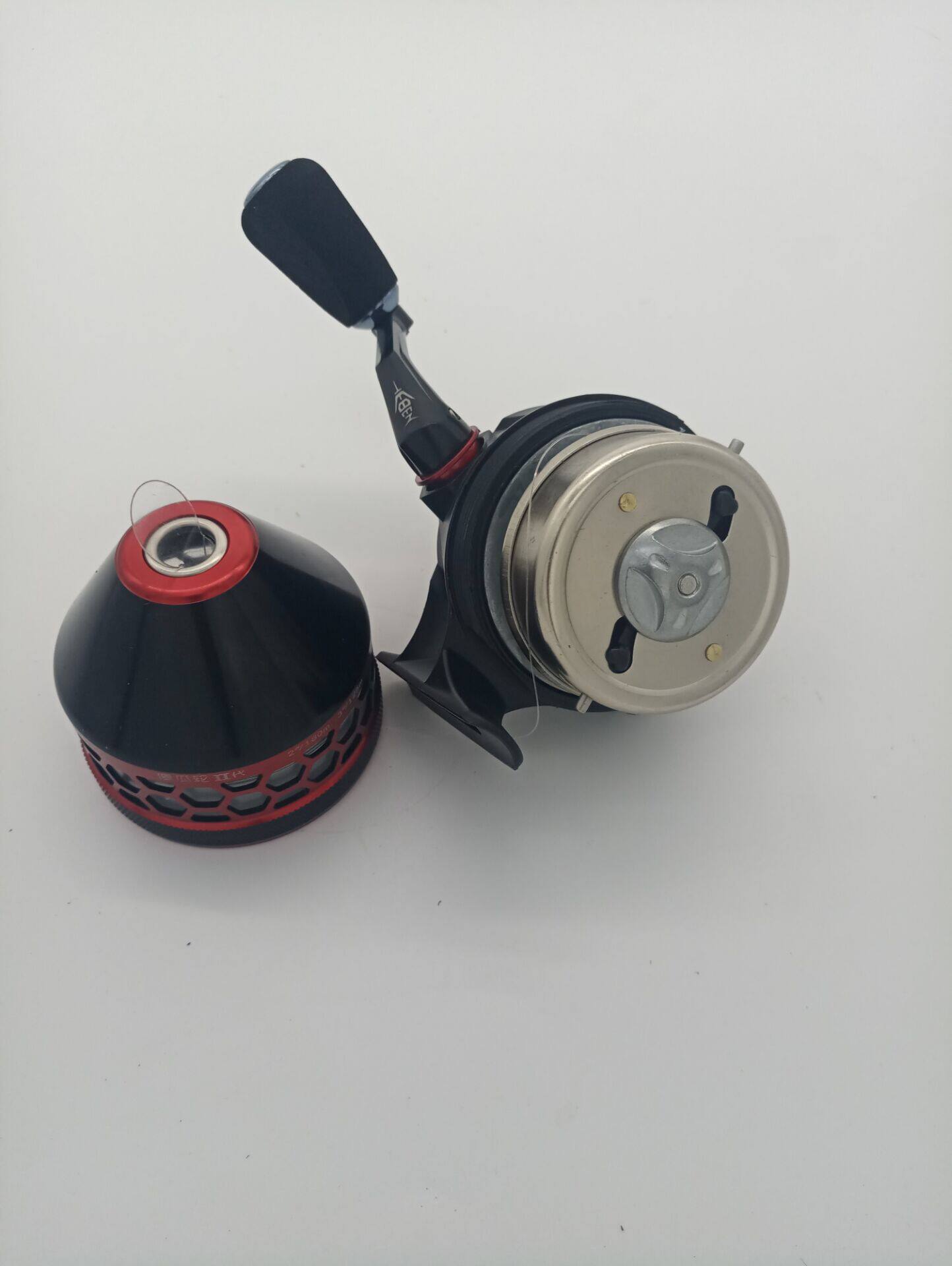 特奔鱼轮射鱼套装打鱼线轮属鱼射鱼轮金属鱼傻瓜鱼线轮