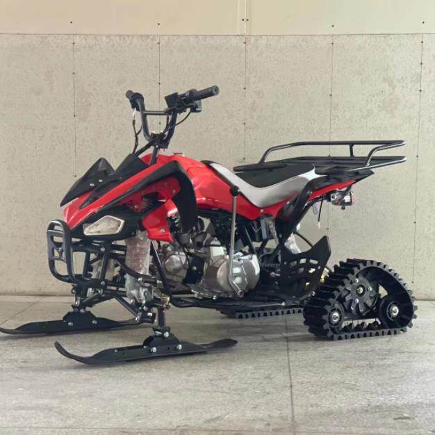 地形四轮越野atv雪地沙滩汽油成年履带雪铲沙滩车