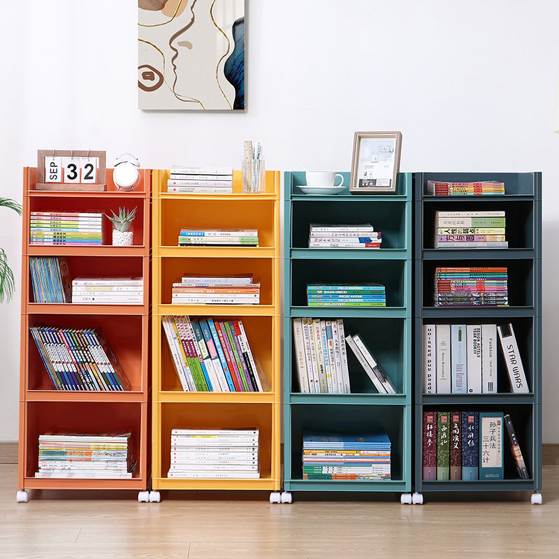 收纳书架书籍桌面小型多层储物架子家用简易整理架