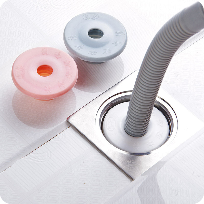 下水管道防臭硅胶密封圈 卫生间洗衣机水池下水道地漏防虫密封塞