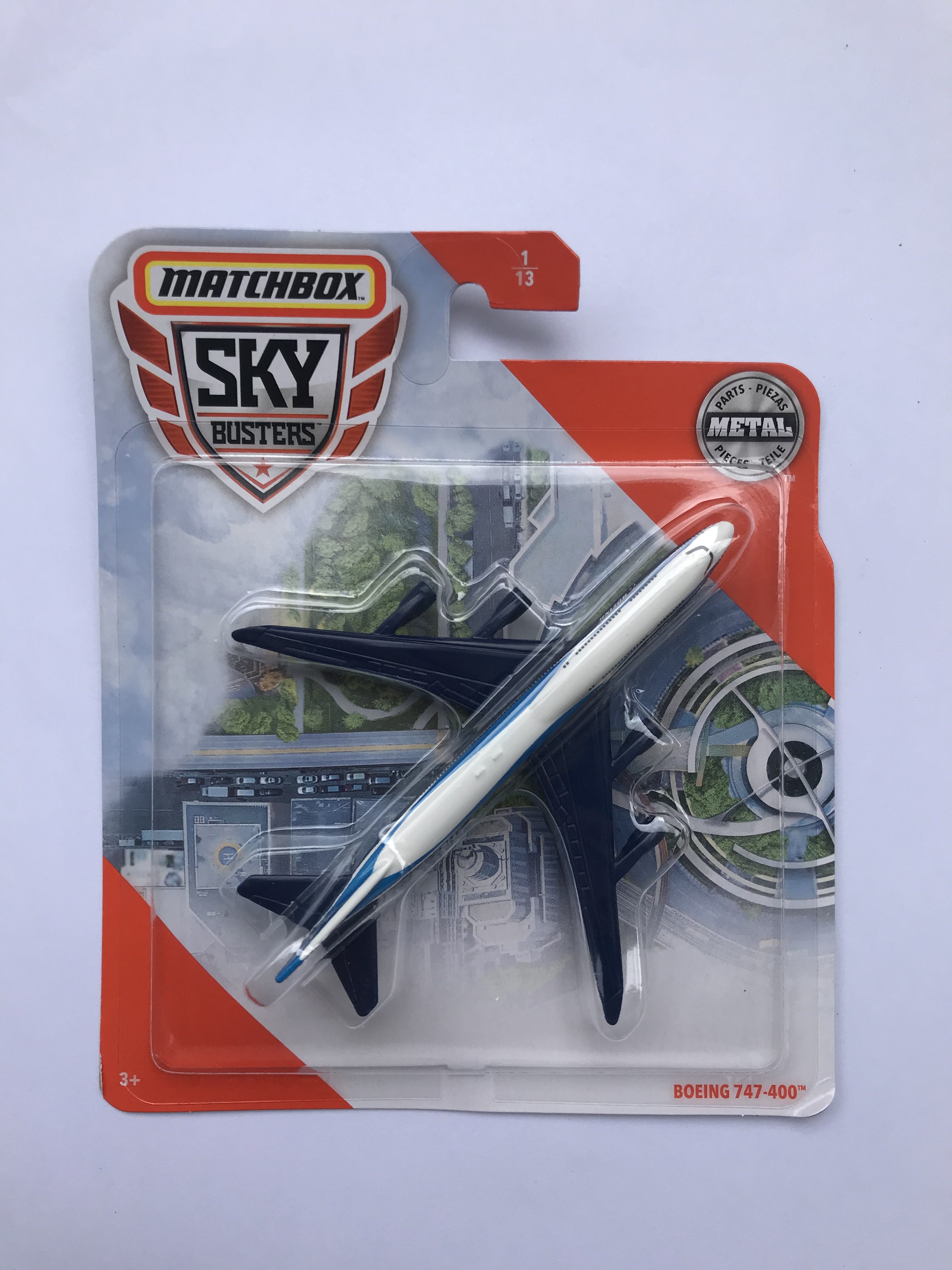 美泰火柴盒城市英雄飞机68982matchbox战斗机无人直升机客机模型车模