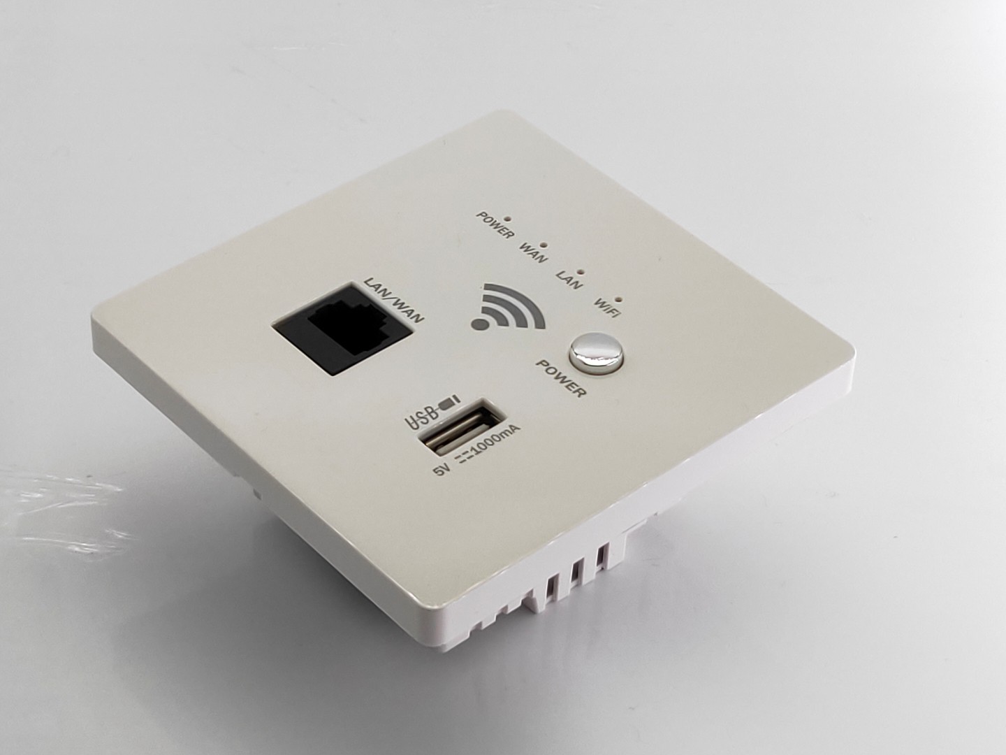 jx988墙壁ap面板wifi路由器poe48v电脑插座百兆智能插座