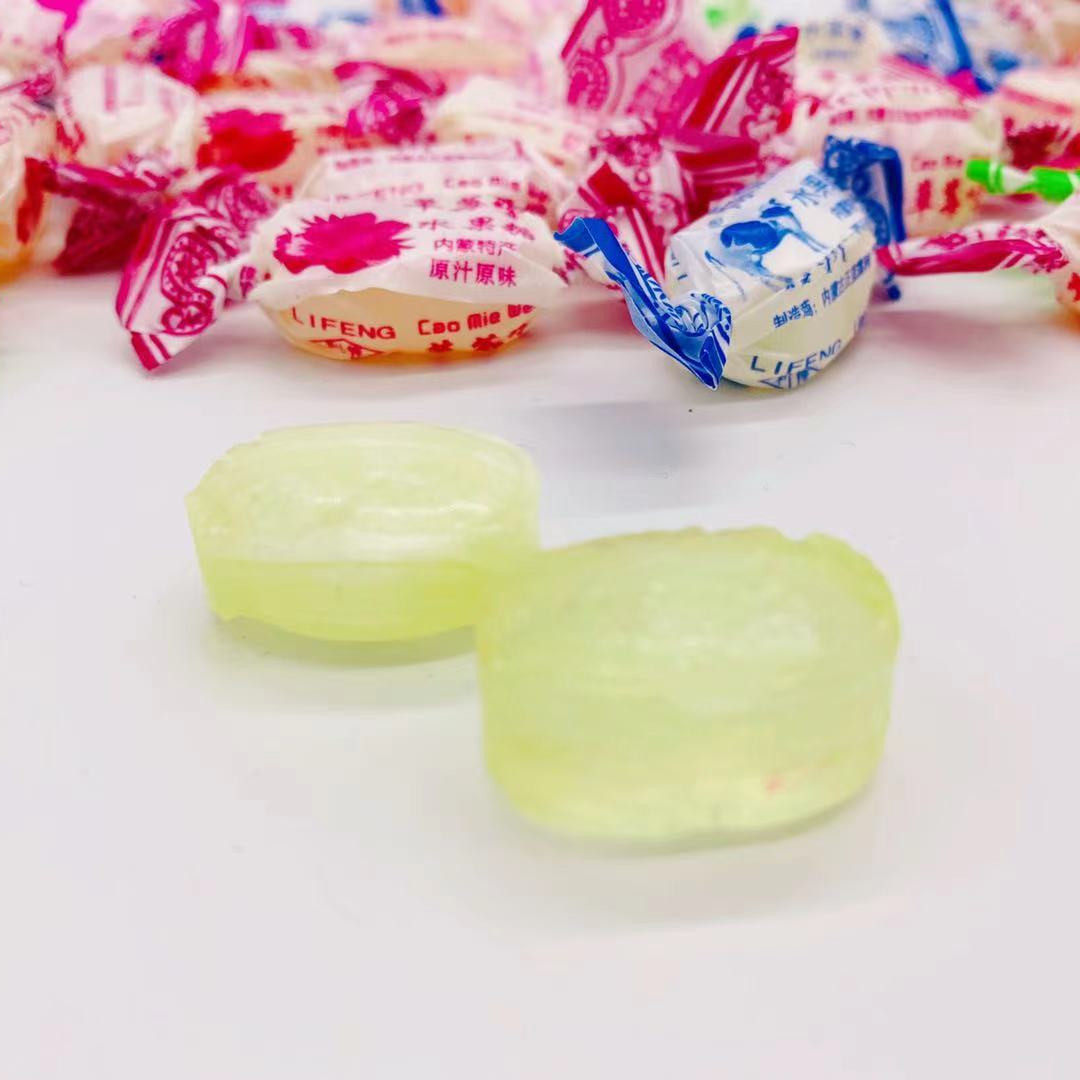 利锋正蓝蓝旗水果糖内蒙古特产老式糖果年货500g糖果